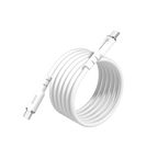 Muvtech Rapid Power 100W USB-C to USB-C Cable – Fast Charging Cable (White)