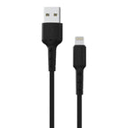 Portronics POR-168 Konnect Star Charge & Sync Function 1.2M Cable(Black)