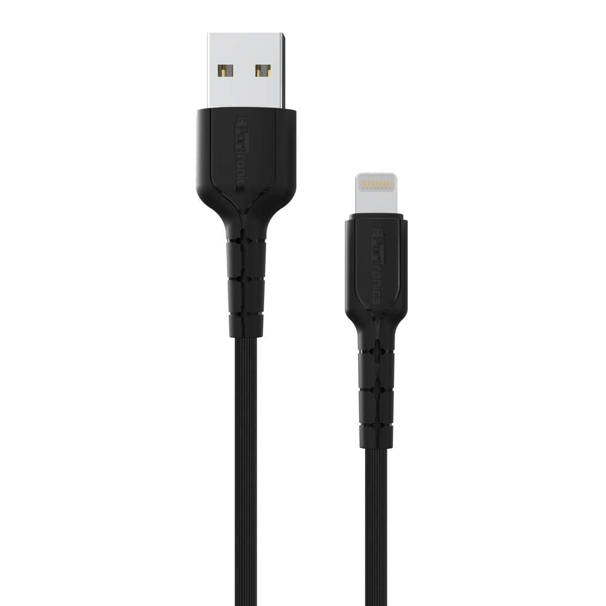 Portronics POR-168 Konnect Star Charge & Sync Function 1.2M Cable(Black)