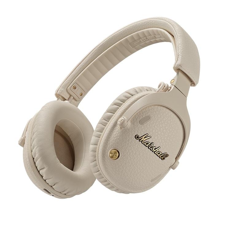 Marshall Monitor III Active Noise Canceling Over-Ear Bluetooth Headphones – Cream