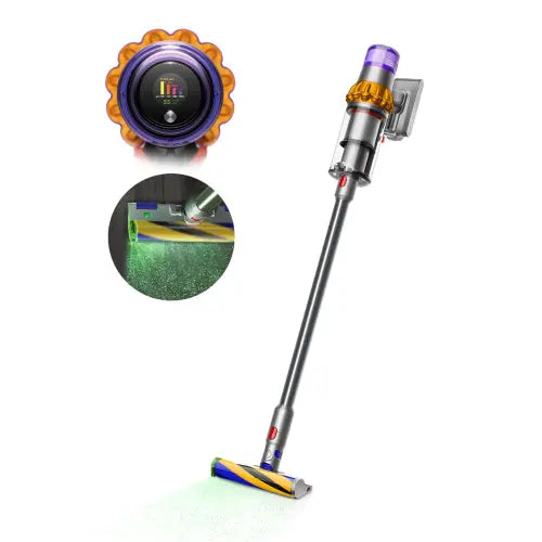 Dyson V15 Detect Vacuum Cleaner with Three Power Modes, LCD Screen, Cyclone Technology