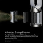 Dyson Air Purifier Hot+Cool Gen1 - HP10 with 350 Degree Oscillation | Auto Mode | Night Mode | Removes 99.95% of Particles (White/White)