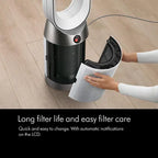 Dyson Air Purifier Hot+Cool Gen1 - HP10 with 350 Degree Oscillation | Auto Mode | Night Mode | Removes 99.95% of Particles (White/White)