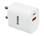 D-Link Addon DPA-F3311 33W Dual-Port Fast Charger (White)