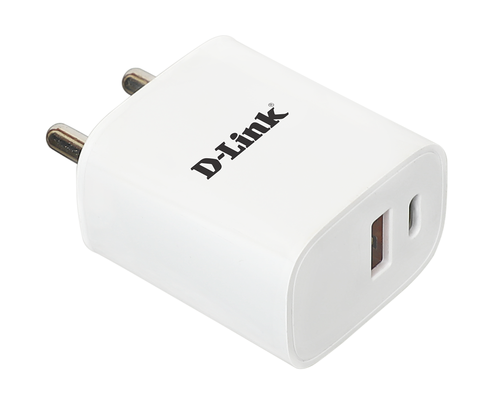 D-Link Addon DPA-F3311 33W Dual-Port Fast Charger (White)