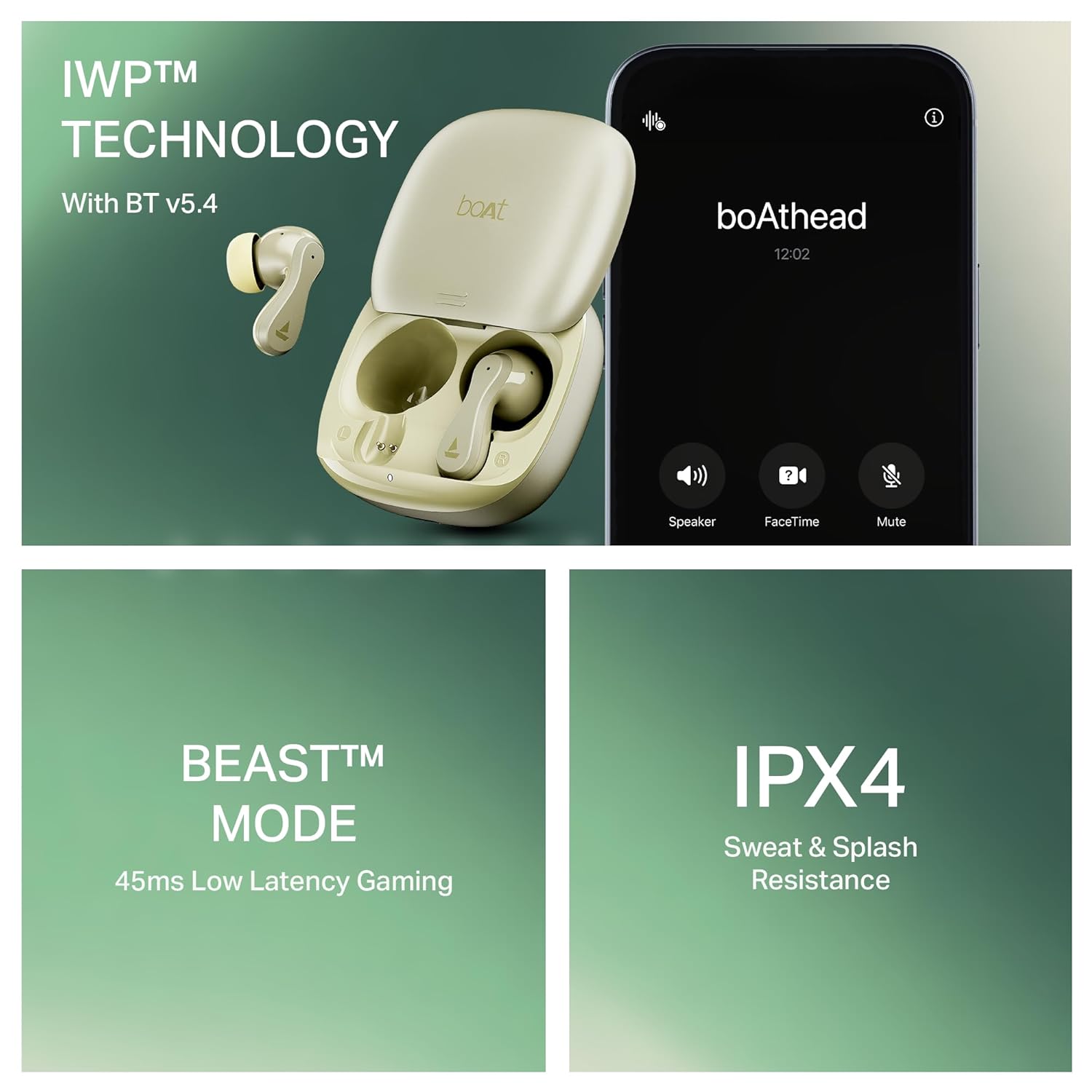 boAt Airdopes 313, 13mm Drivers, TWS Ear Buds Wireless Earphones with mic