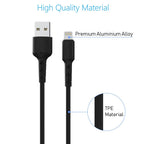Portronics POR-168 Konnect Star Charge & Sync Function 1.2M Cable(Black)