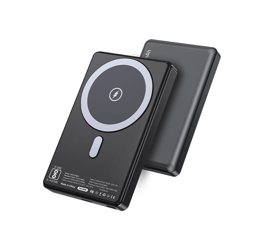 Neopack MagSafe Power Bank 10000 mAH Portable Wireless Charging (Black)