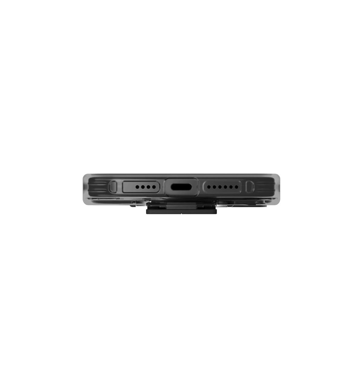 UNIQ Heldro Mount + Phone Case Compatible with iPhone 15 Pro (Smoke)