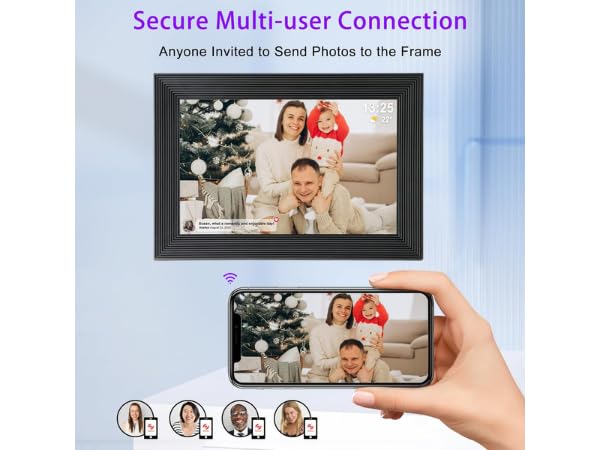 Frameo 10.1 Inch Digital Picture Frames Smart WiFi Digital Photo Frame