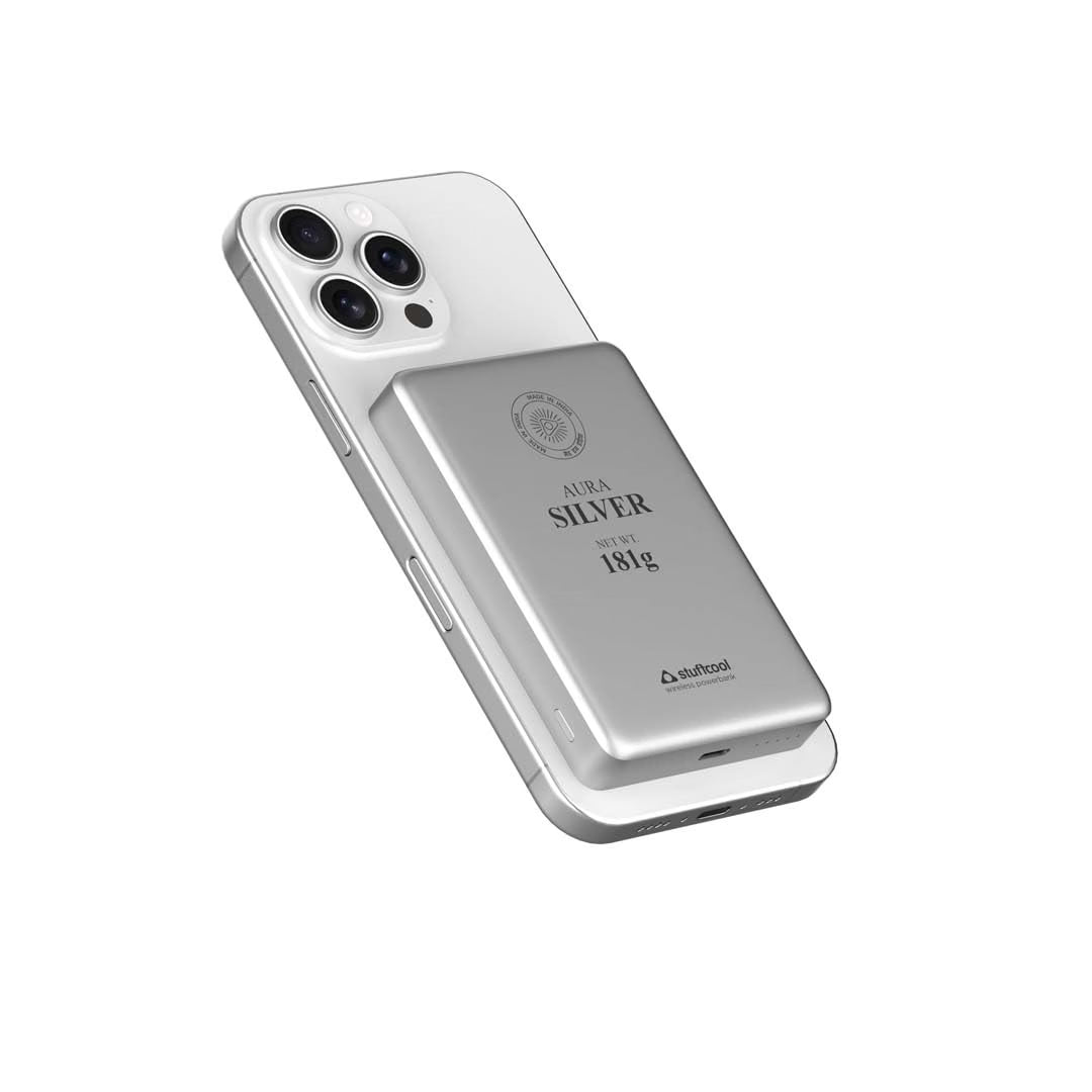 Stuffcool Aura 10000mAh Magnetic Wireless Powerbank 15W