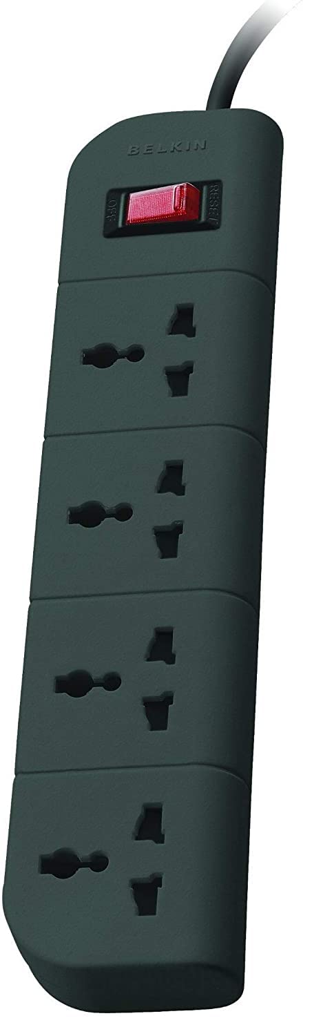 Belkin 4-Socket Extention Board with Surge Protector Universal Socket 1.5Mtr