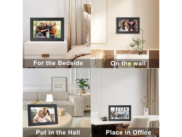 Frameo 10.1 Inch Digital Picture Frames Smart WiFi Digital Photo Frame