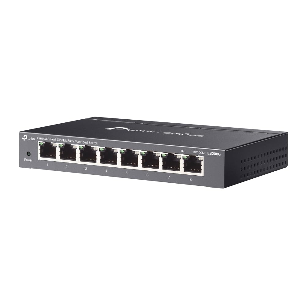 P-Link Omada 8-Port Gigabit Easy Managed Switch, Gigabit Ports