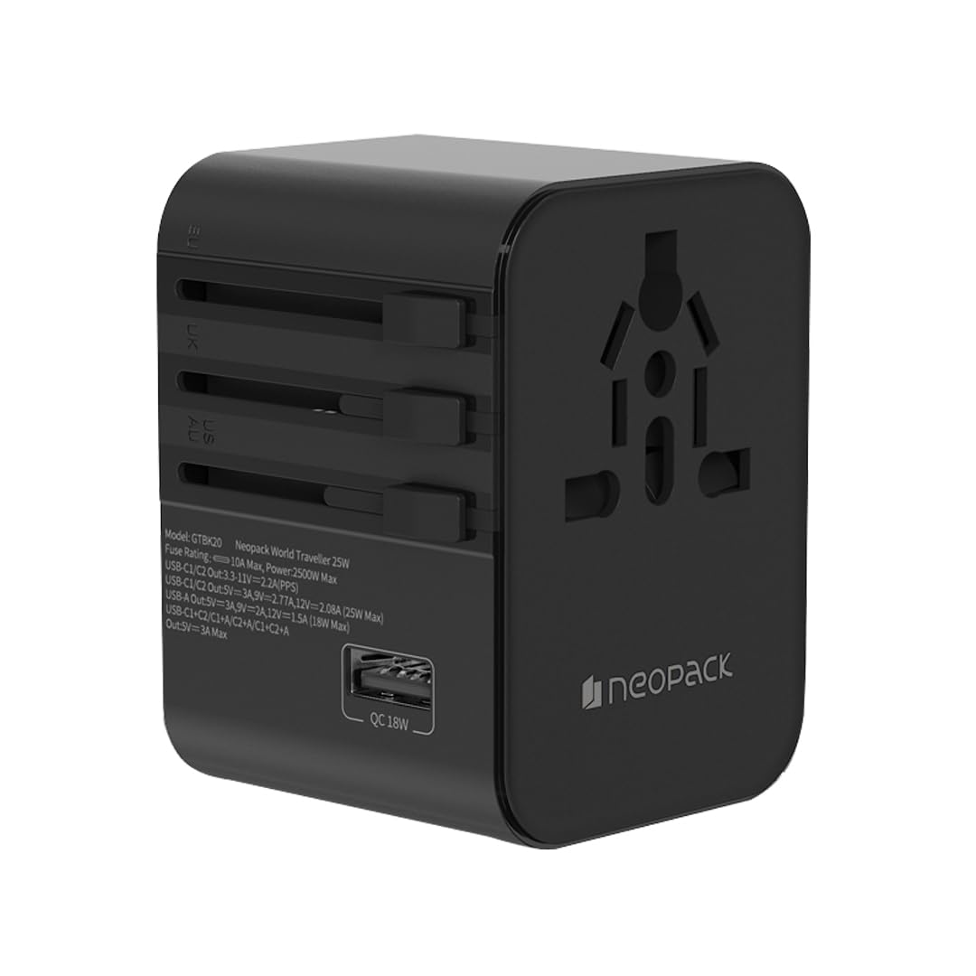 Neopack World Traveller Plus Adapter 25W