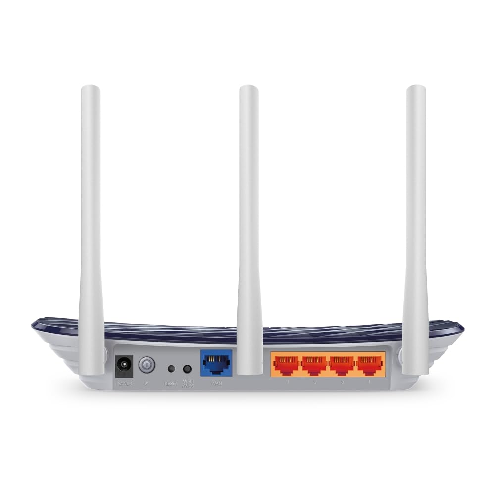 TP-Link AC750 Dual Band Wireless Cable Router,(Archer C20) Blue