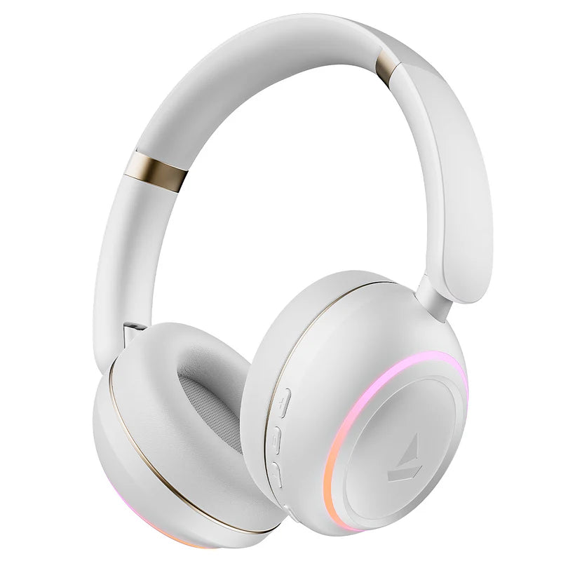 boAt Rockerz 480 Bluetooth Wireless Headphones (White Sabre)