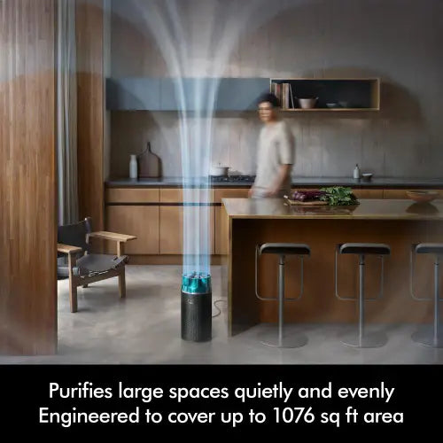 Dyson HushJet Compact Air Purifier | Advanced Electrostatic Filtration | Covers up to 1076 sq.ft | Quiet Operation | App & Voice Control