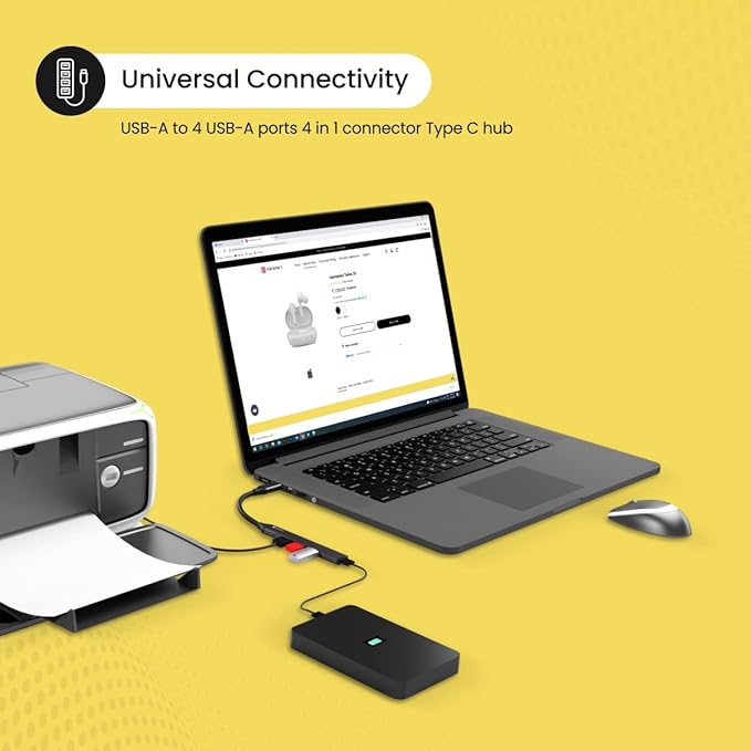 Portronics Mport 31C POR-1485 4-in-1 USB Type-C Hub