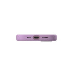 UNIQ LINO HUE Phone Case Compatible with Hybrid iPhone 16 (2024) 6.1, MAGCLICK Charging (Grape Pink)