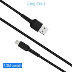 Portronics POR-168 Konnect Star Charge & Sync Function 1.2M Cable(Black)