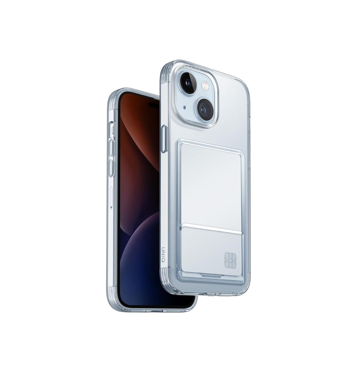 UNIQ AIR Fender ID iPhone 15 Case (Clear) | Basic Minimalist Lightweight Phone Case