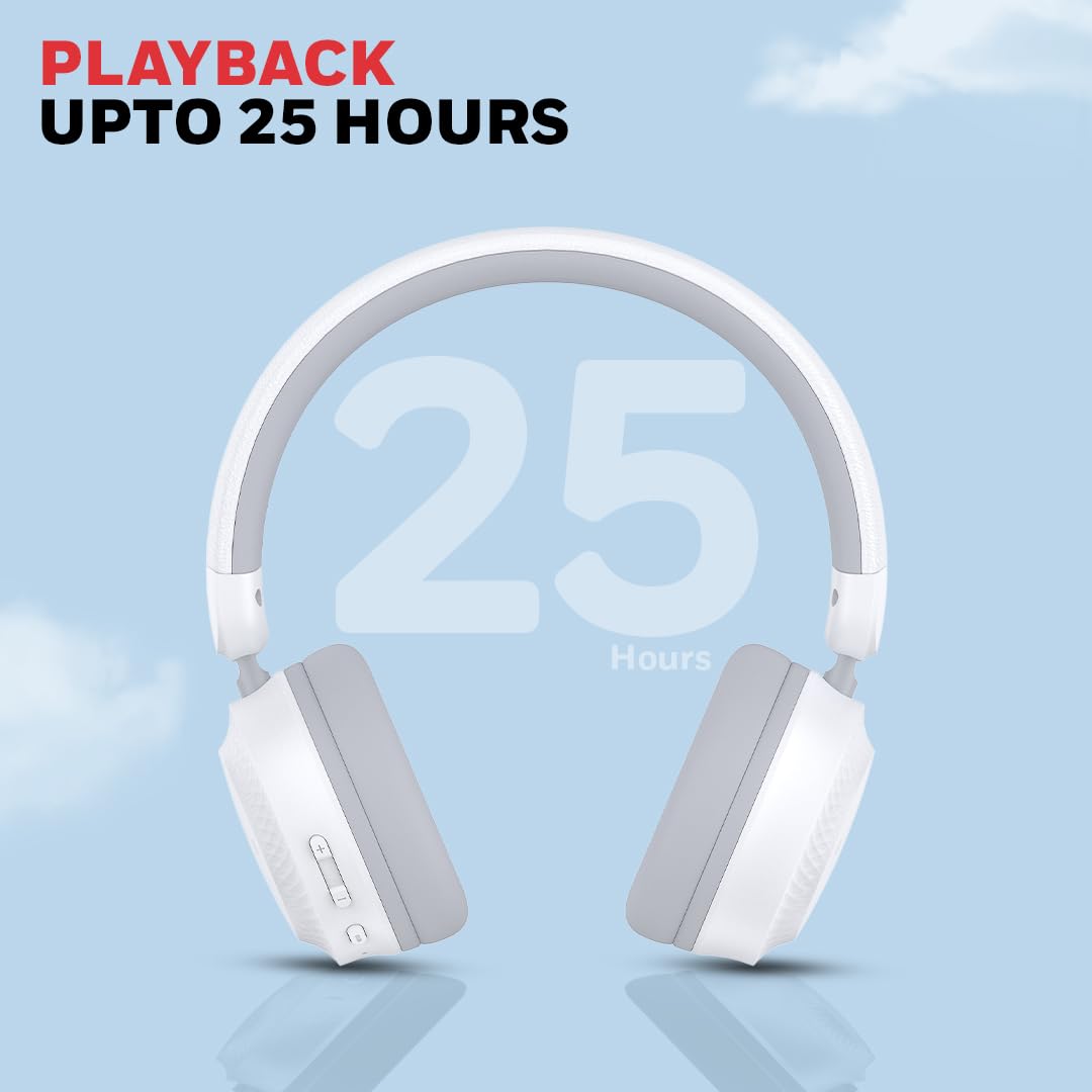 Honeywell Moxie V20 Bluetooth 5.4 Wireless On-Ear Headphones with Mic