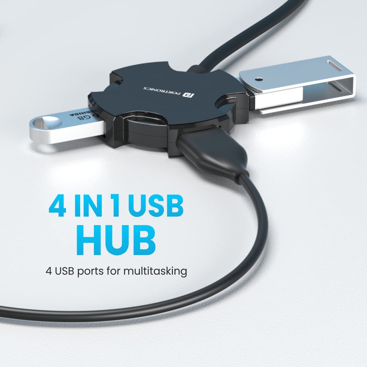 Portronics Mport 4C USB Hub (4-in-1)