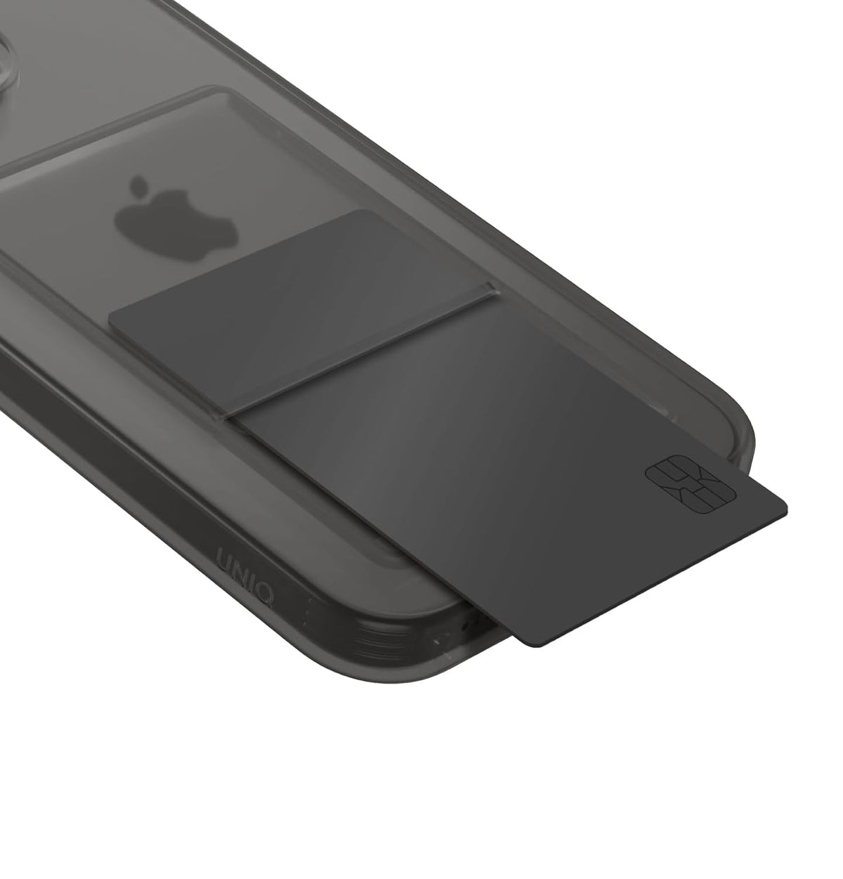 UNIQ Air Fender ID Phone Case Compatible with iPhone 15 Pro (FrostSmoke)