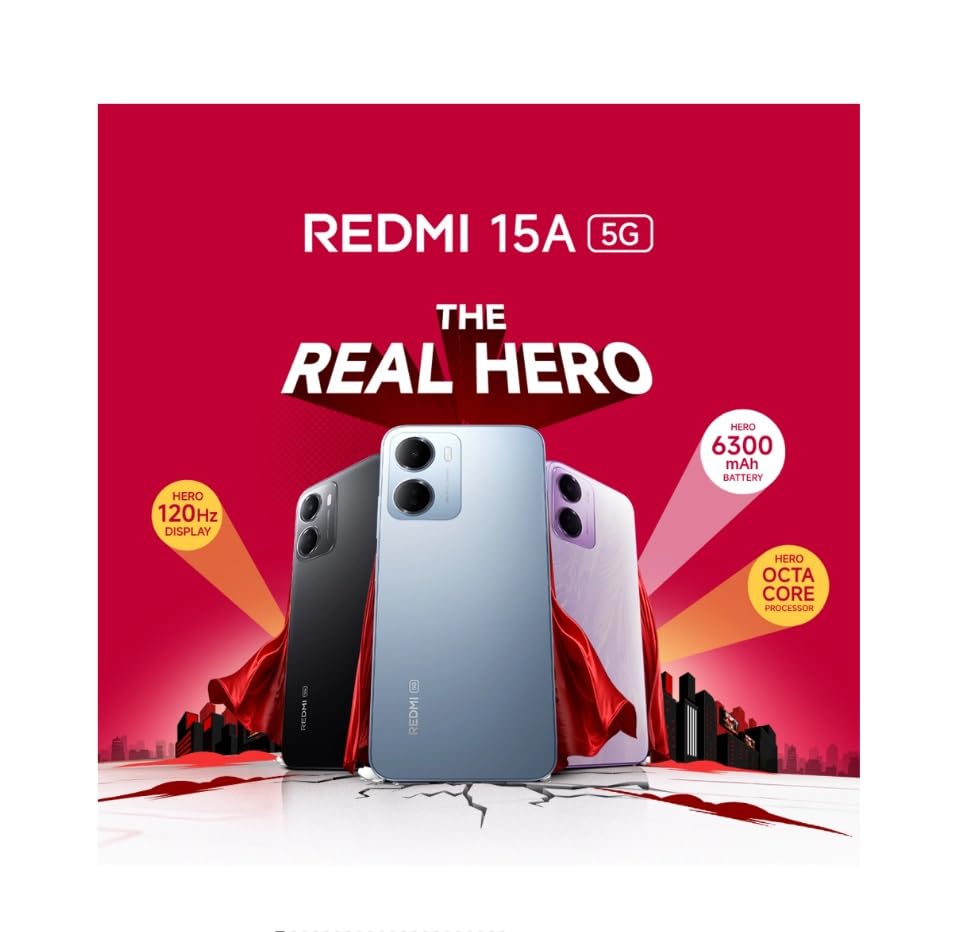 REDMI 15A 5G Awesome Blue 4GB RAM 64GB ROM