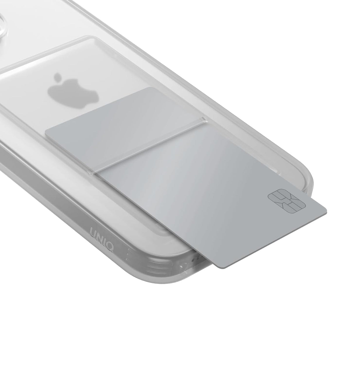 UNIQ Air Fender ID Phone Case Compatible with iPhone 15 Pro Max (CrystalClear)