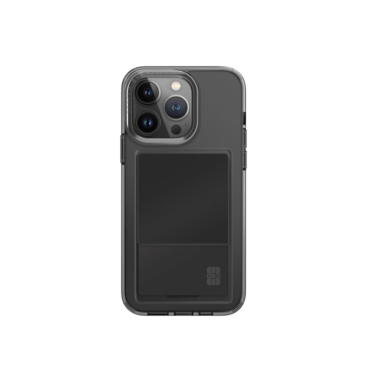 UNIQ Air Fender ID Phone Case Compatible with iPhone 15 Pro (FrostSmoke)