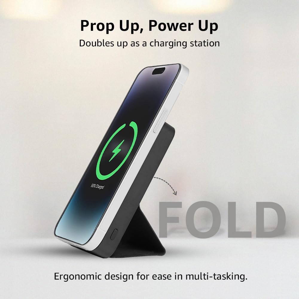 Qubo MagZap X5 Power Bank from Hero Group Magnetic Magsafe Wireless Power Bank