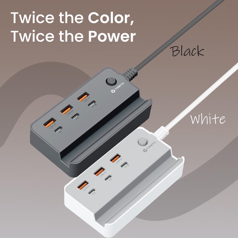 Toreto C6 Hub 30W Multi-Port Power Adapter