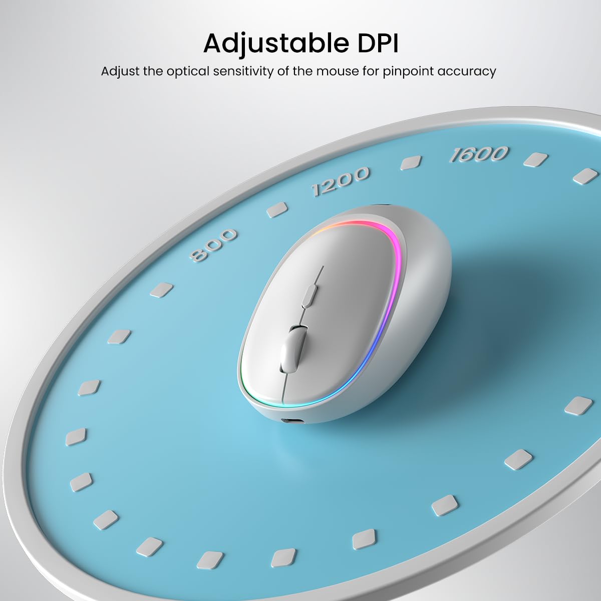 Portronics Toad IV Bluetooth Mouse with 2.4 GHz Wireless (Dual Connectivity)