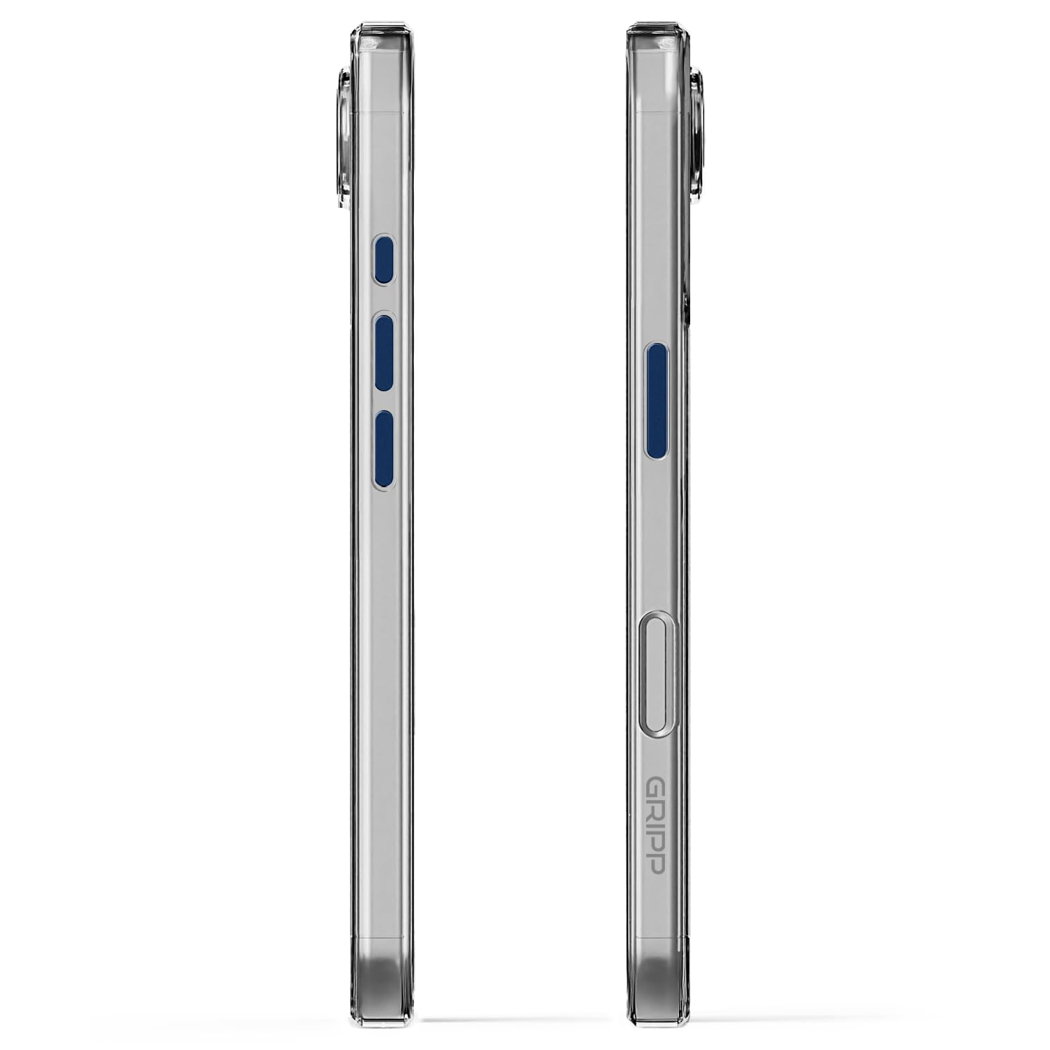 GRIPP Clear Xtreme Mag-Safe Case for iPhone 17 Pro Transparent - Blue