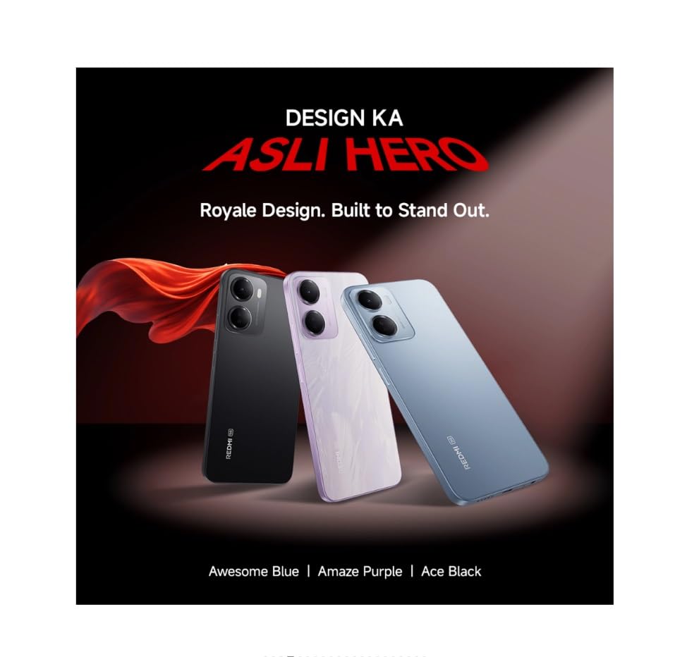 REDMI 15A 5G Ace Black 6GB RAM 128GB ROM