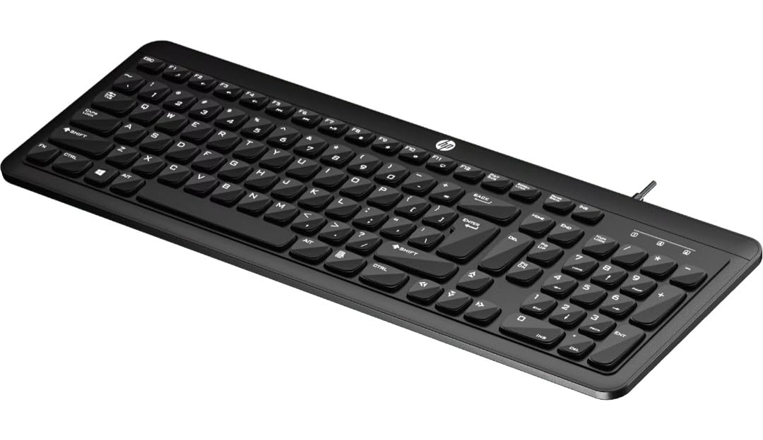 HP Wired Keyboard K160, Desktop & Laptop Compatible