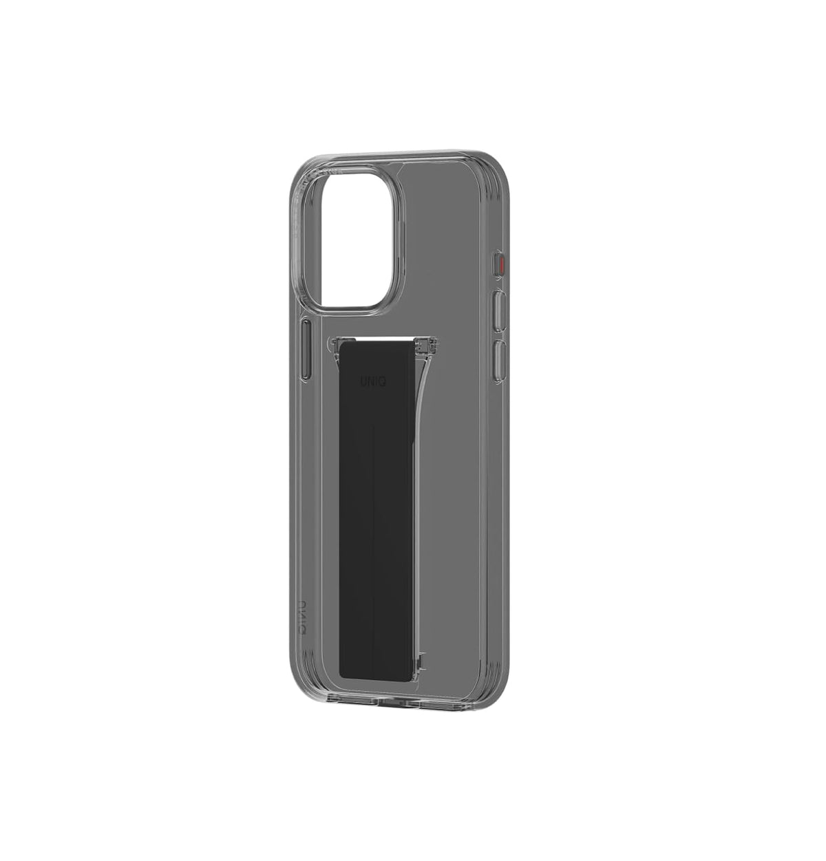 UNIQ Heldro Mount + Phone Case Compatible with iPhone 15 Pro (Smoke)