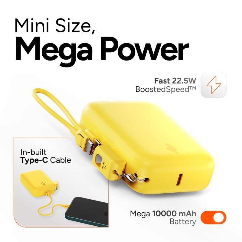 Ambrane Mini Size 10000mAh Power Bank (PowerMini 10)