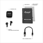 Marshall Minor Iv Wireless in Ear Earbuds - Black