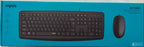 RAPOO NX1600 Keyboard & Mouse Wired Combo Black