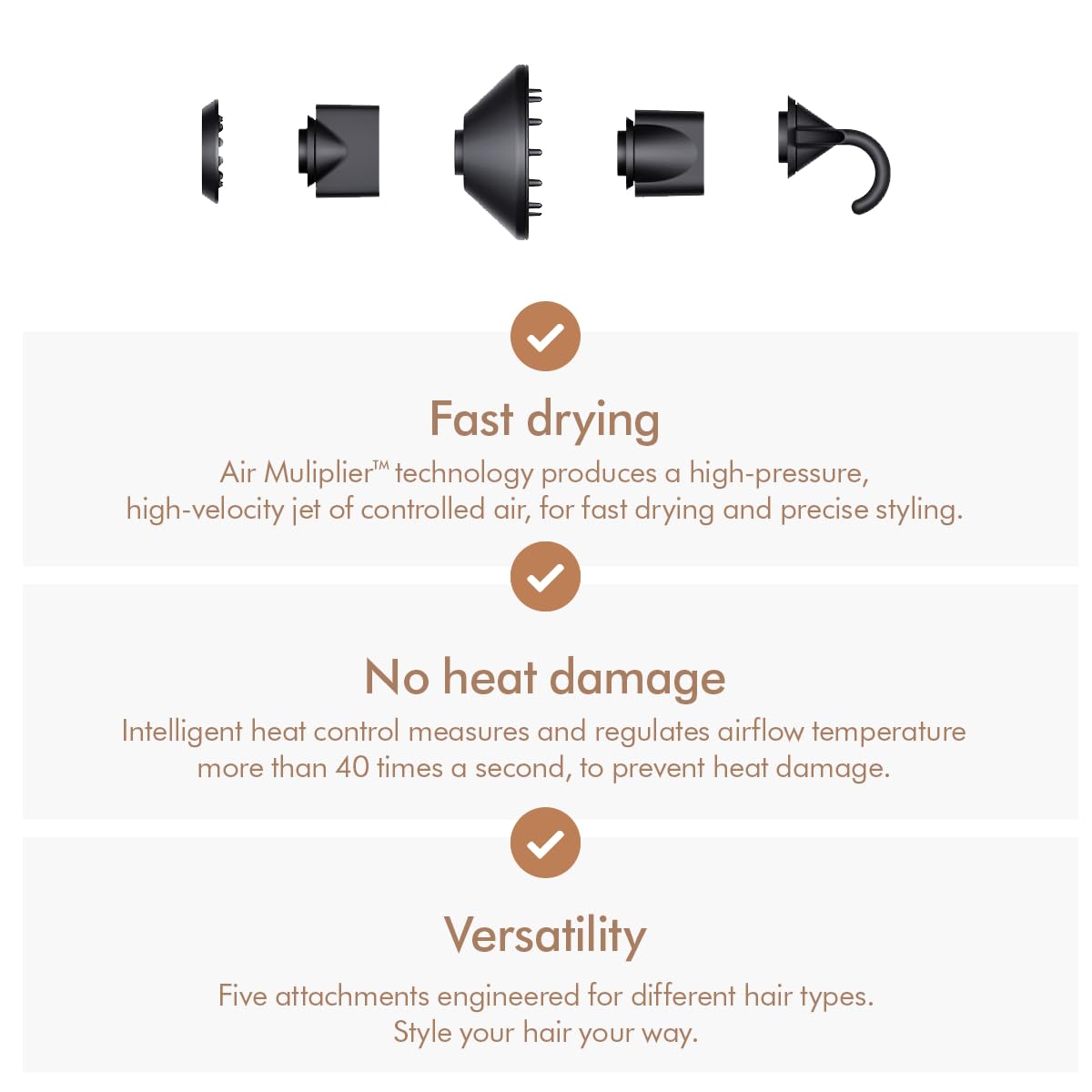 Dyson Supersonic™ Hair Dryer|Fast Drying|No Heat Damage