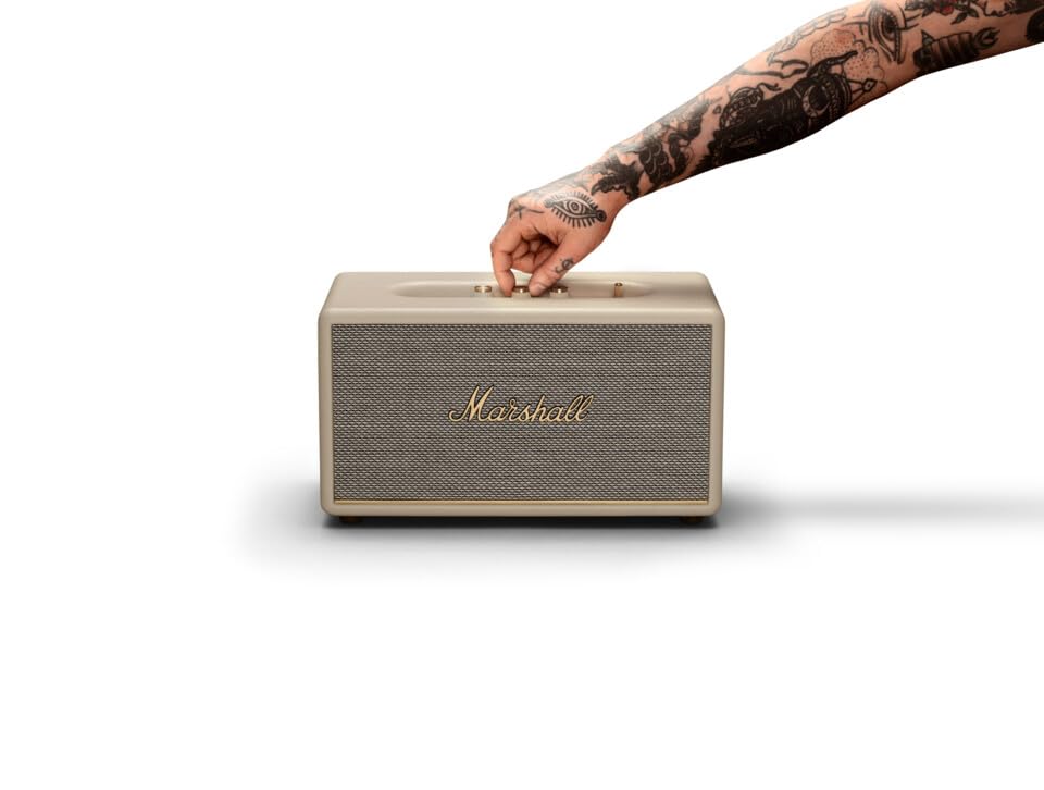 Marshall Stanmore III Wired Connectivity Home Speaker with Bluetooth  -Cream