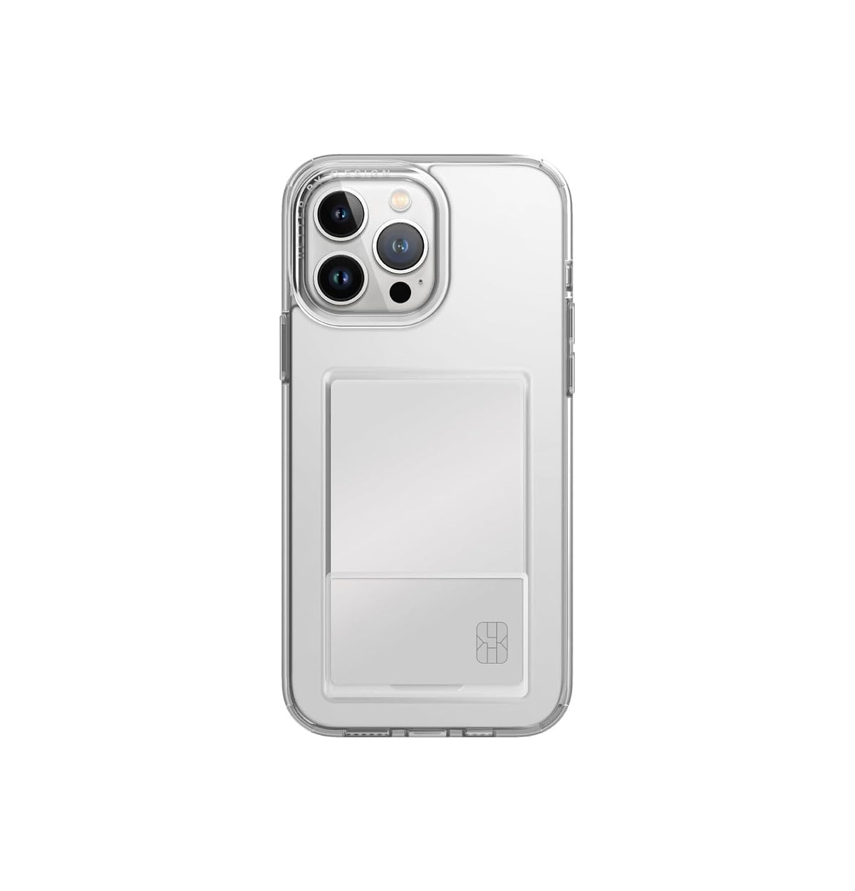 UNIQ Air Fender ID Phone Case Compatible with iPhone 15 Pro Max (CrystalClear)
