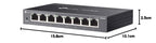 TP-Link Omada 8-Port Gigabit Easy Managed Switch, Gigabit Ports