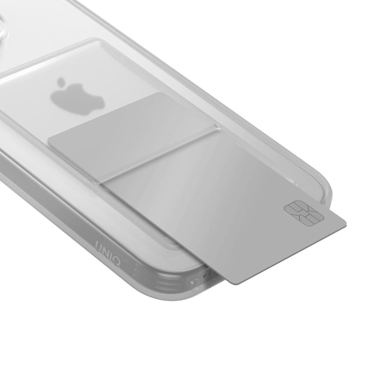 UNIQ Air Fender ID Phone Case Compatible with iPhone 15 Pro (CrystalClear)