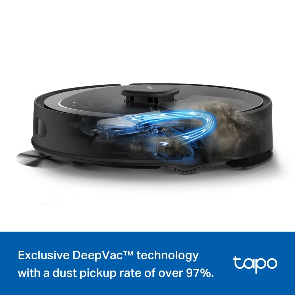 TP-Link Tapo RV30 Max 5300Pa Hyper Suction Robot Vacuum Cleaner & Mop