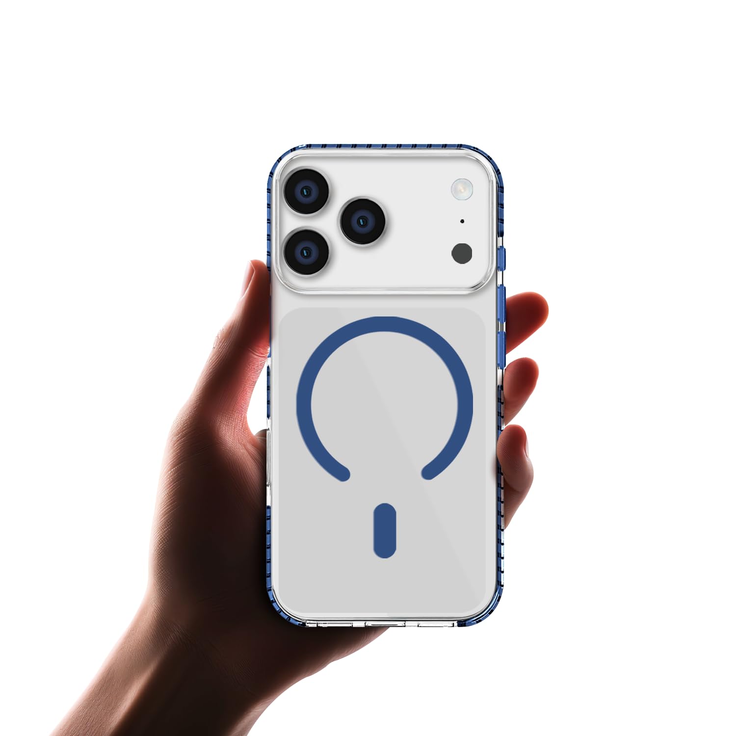 GRIPP Combat Mag-Safe Case for iPhone 17 Pro,Impact Resistant Bumper - Blue