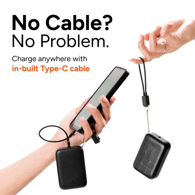 Ambrane Mini Size 10000mAh Power Bank (PowerMini 10)